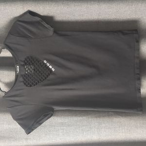 BOGO!! BEBE Y2K Black Mesh Heart Top M/L